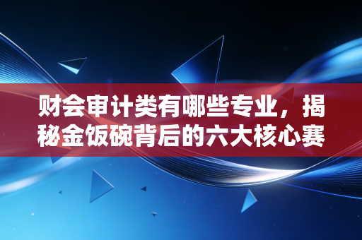 财会审计类有哪些专业，揭秘金饭碗背后的六大核心赛道与职业真相