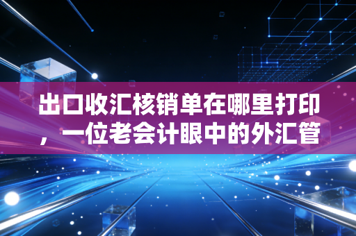 出口收汇核销单在哪里打印，一位老会计眼中的外汇管理变迁史