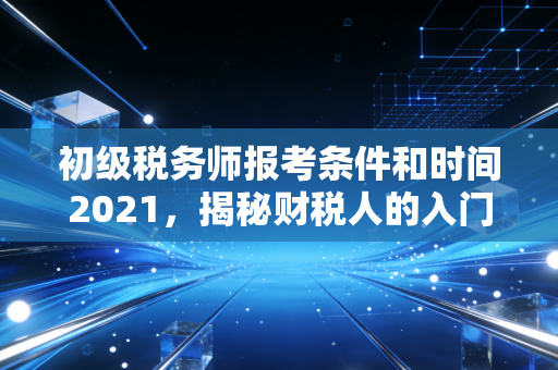初级税务师报考条件和时间2021，揭秘财税人的入门门槛与职业进阶之路