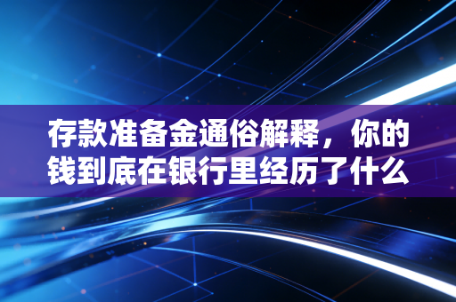 存款准备金通俗解释，你的钱到底在银行里经历了什么？