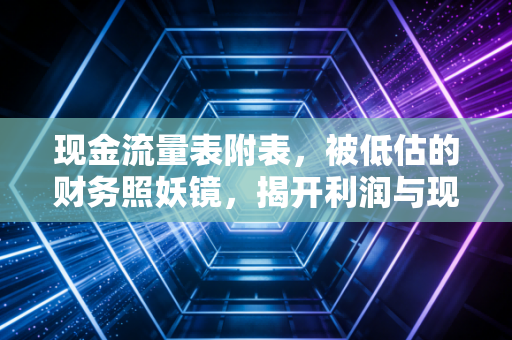 现金流量表附表，被低估的财务照妖镜，揭开利润与现金的终极真相