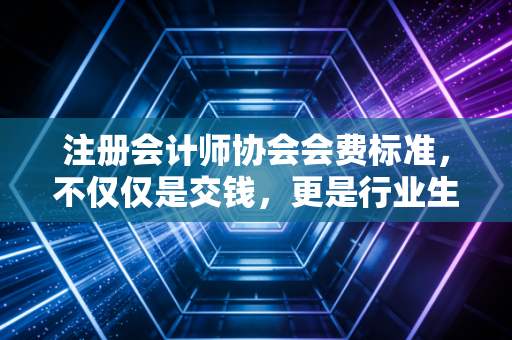 注册会计师协会会费标准，不仅仅是交钱，更是行业生态的缩影与思考