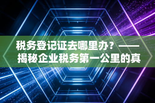 税务登记证去哪里办?—— 揭秘企业税务第一公里的真相与误区