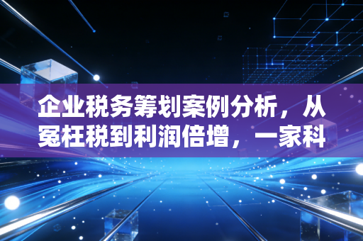 企业税务筹划案例分析，从冤枉税到利润倍增，一家科技公司的实战复盘