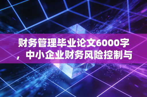 财务管理毕业论文6000字,中小企业财务风险控制与应对策略研究——基于现金为王时代的深度思考