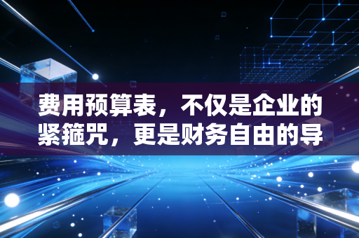 费用预算表，不仅是企业的紧箍咒，更是财务自由的导航图