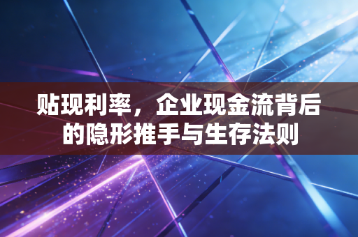 贴现利率，企业现金流背后的隐形推手与生存法则