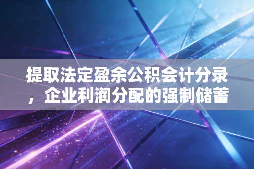 提取法定盈余公积会计分录，企业利润分配的强制储蓄与财务智慧