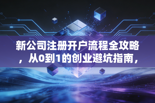 新公司注册开户流程全攻略，从0到1的创业避坑指南，看完这篇少跑腿