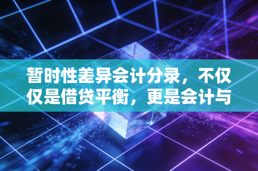 暂时性差异会计分录,不仅仅是借贷平衡,更是会计与税法的时间旅行