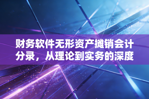财务软件无形资产摊销会计分录，从理论到实务的深度解析与职场感悟