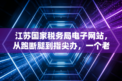 江苏国家税务局电子网站,从跑断腿到指尖办,一个老会计的数字化生存实录