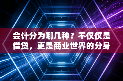 会计分为哪几种?不仅仅是借贷,更是商业世界的分身术