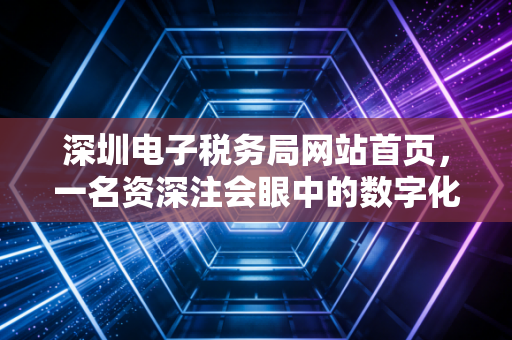 深圳电子税务局网站首页，一名资深注会眼中的数字化征管变革与实务思考