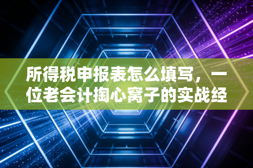 所得税申报表怎么填写，一位老会计掏心窝子的实战经验分享