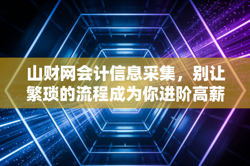 山财网会计信息采集,别让繁琐的流程成为你进阶高薪财务的拦路虎
