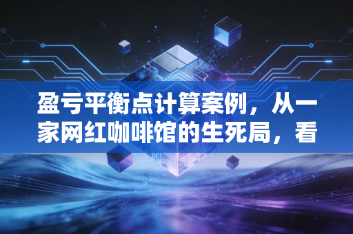 盈亏平衡点计算案例，从一家网红咖啡馆的生死局，看懂企业活下去的底线