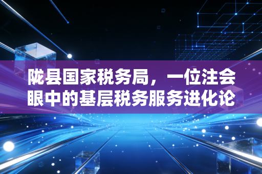 陇县国家税务局，一位注会眼中的基层税务服务进化论与营商环境思考