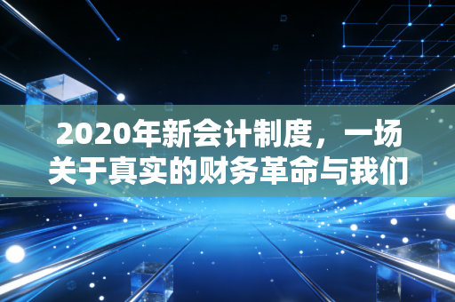 2020年新会计制度，一场关于真实的财务革命与我们的职业反思
