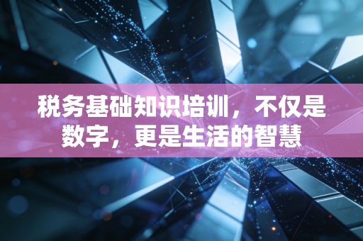 税务基础知识培训,不仅是数字,更是生活的智慧