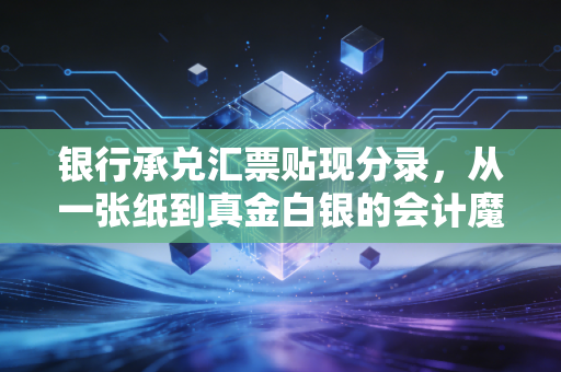 银行承兑汇票贴现分录，从一张纸到真金白银的会计魔法与实战心得