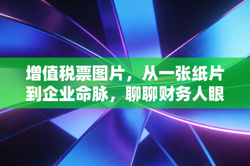 增值税票图片，从一张纸片到企业命脉，聊聊财务人眼中的发票美学与合规陷阱