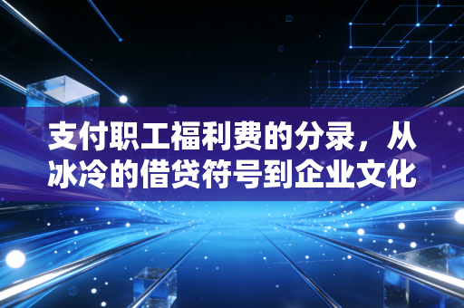 支付职工福利费的分录，从冰冷的借贷符号到企业文化的温情折射