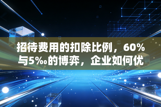 招待费用的扣除比例,60%与5‰的博弈,企业如何优雅地省钱?