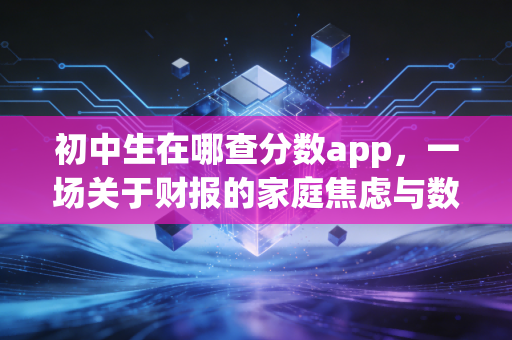初中生在哪查分数app，一场关于财报的家庭焦虑与数据真相