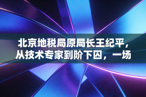 北京地税局原局长王纪平，从技术专家到阶下囚，一场关于内控失效的深刻审计课