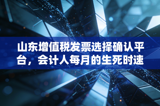 山东增值税发票选择确认平台，会计人每月的生死时速与避坑指南