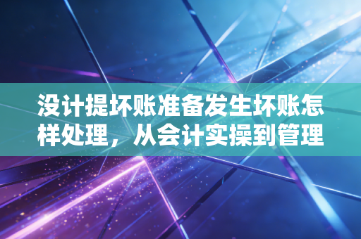 没计提坏账准备发生坏账怎样处理，从会计实操到管理反思的深度解析
