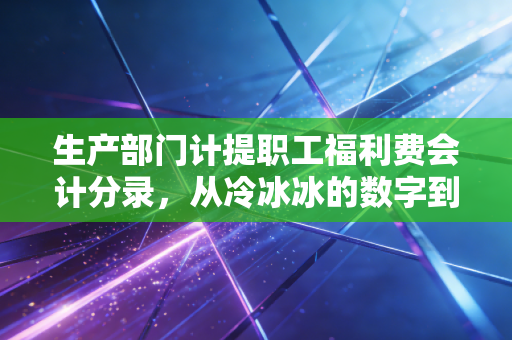 生产部门计提职工福利费会计分录,从冷冰冰的数字到有温度的企业关怀