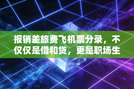 报销差旅费飞机票分录，不仅仅是借和贷，更是职场生存法则