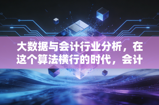 大数据与会计行业分析，在这个算法横行的时代，会计人该如何突围？