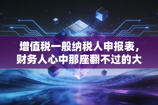 增值税一般纳税人申报表，财务人心中那座翻不过的大山？其实没那么难