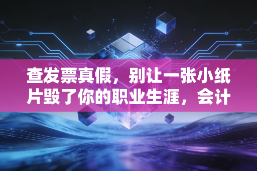 查发票真假,别让一张小纸片毁了你的职业生涯,会计人必读的避坑指南