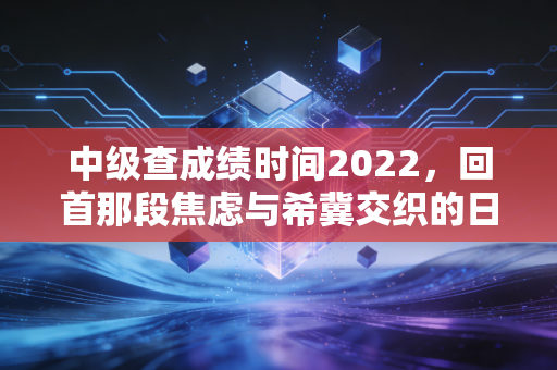 中级查成绩时间2022，回首那段焦虑与希冀交织的日子，给财会人的几点真心话
