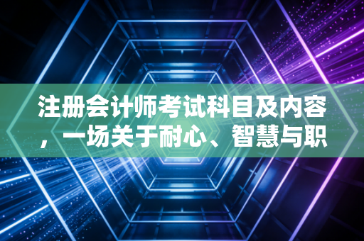 注册会计师考试科目及内容,一场关于耐心、智慧与职业进阶的硬仗