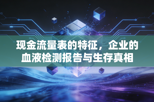 现金流量表的特征，企业的血液检测报告与生存真相