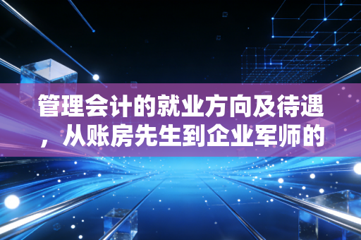 管理会计的就业方向及待遇,从账房先生到企业军师的身价跃迁