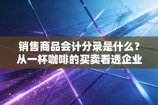 销售商品会计分录是什么？从一杯咖啡的买卖看透企业经营的本质