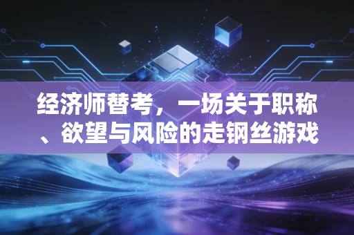 经济师替考,一场关于职称、欲望与风险的走钢丝游戏