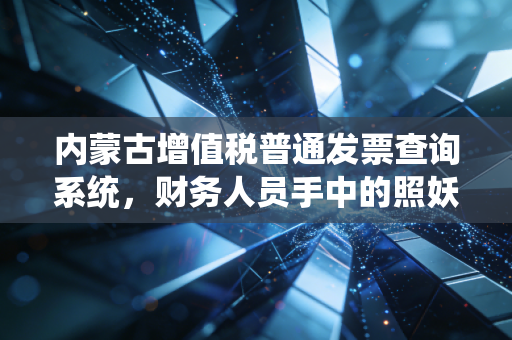 内蒙古增值税普通发票查询系统，财务人员手中的照妖镜与企业的护身符