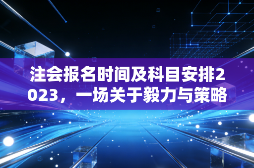 注会报名时间及科目安排2023,一场关于毅力与策略的深度复盘