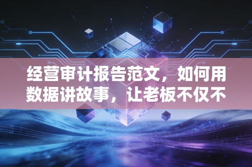 经营审计报告范文，如何用数据讲故事，让老板不仅不反感，反而给你加薪
