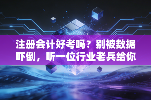 注册会计好考吗？别被数据吓倒，听一位行业老兵给你掏心窝子的话