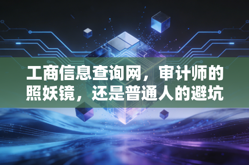 工商信息查询网,审计师的照妖镜,还是普通人的避坑指南?