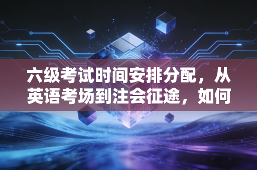 六级考试时间安排分配，从英语考场到注会征途，如何练就顶级的时间管理心法