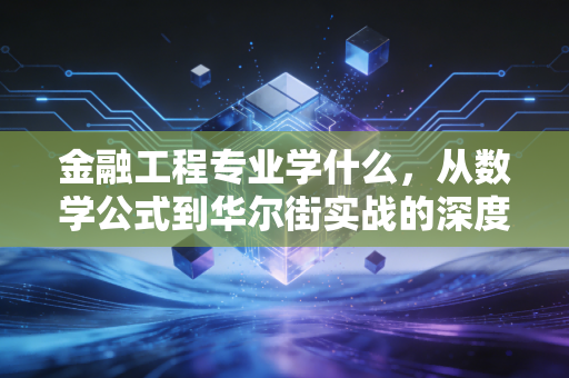 金融工程专业学什么，从数学公式到华尔街实战的深度剖析